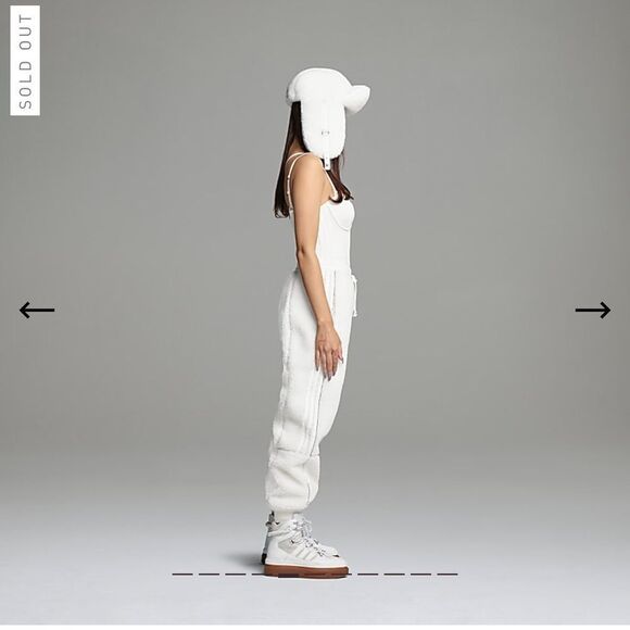 NWT* IVY PARK X ADIDAS TEDDY CARGO SWEAT PANTS - Picture 8 of 10